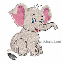 Load image into Gallery viewer, Eli and Ella Baby Elephant Pillow Quilt Combo