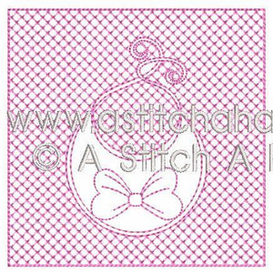 Akachan Baby Trapunto Tote and Quilt Blocks