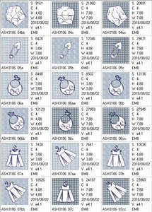 Akachan Baby Trapunto Tote and Quilt Blocks